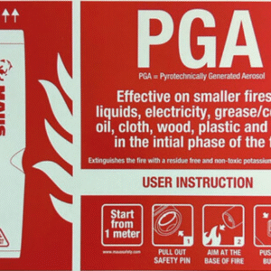 Panneau « Extincteur PGA » – plastique